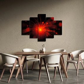 Tablou cu abstacție sclipire (150x105 cm)