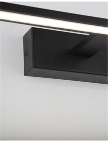 Aplica LED pentru baie moderna IP44 MONDRIAN 12W neagra NVL-9053122