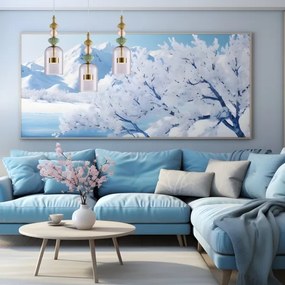 Lustră LED pe cablu ARTE LED/12W/230V d. 13 cm alamă