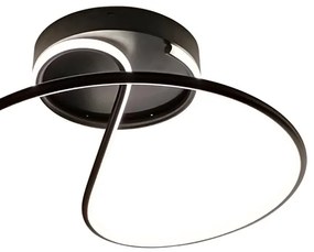 Lustră LED aplicată DELTA LED/30W/230V negru