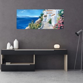 Tablou - Alee lângă mare (120x50 cm)