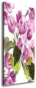 Tablou pe pânză canvas Flori roșii