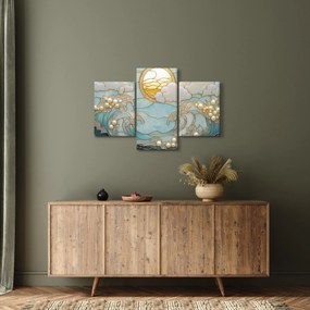 Tablou - Perle 3D în Ocean (90x60 cm)