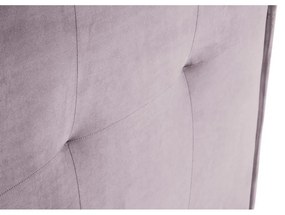 Tăblie de pat roz-deschis 160x120 cm Monica – Milo Casa