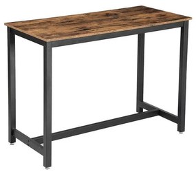 Măsuță de bar BARTIS, maro/negru