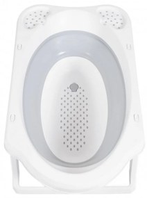 Cadita pliabila cu stender pentru bebelusi si copii NOVOKIDS™ Maoui Folding Tub, Baita bebe, Forma ergonomica, Dimensiuni 84x48x23 cm, Supapa