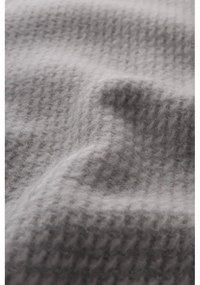 Pled din amestec de bumbac Euromant Ruby, 140 x 180 cm, gri deschis