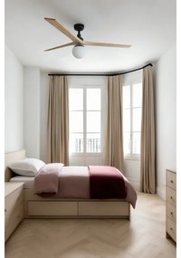 FARO 34282WT-11L-Str. vent. KLIML 1xE27/15W/230V pin/ negru Ø150 cm WT+DO