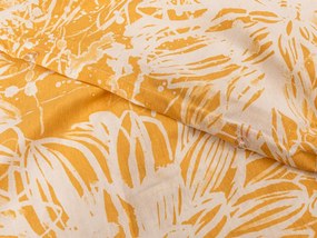 Lenjerie de pat din bumbac galben, TONAS Dimensiune lenjerie de pat: 70 x 90 cm | 140 x 200 cm