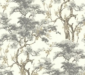 Tapet Harewood, Grey Luxury Chinoiserie, 1838 Wallcoverings, 5.3mp / rola