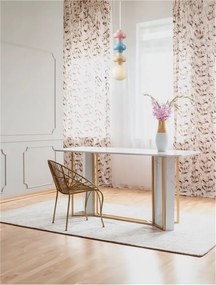 Pendul ceramic design modern CHIC roz/ albastru/ galben