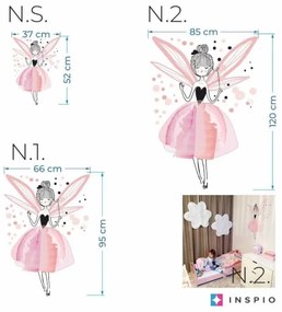 INSPIO Autocolant zână magică pentru prințese