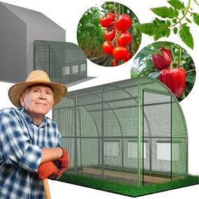 Solar de grădină 4 x 1,5 x 2 m - jumătate