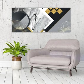 Tablou - Colaj texturat (120x50 cm)