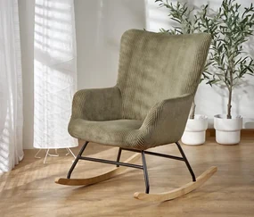 Scaun balansoar olive BELMIRO
