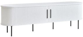Comodă TV albă 180x56x45 cm Nola – Unique Furniture