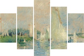 Tablou - Auguste Renoir, Regatta at Argenteuil, reproducere (150x105 cm)