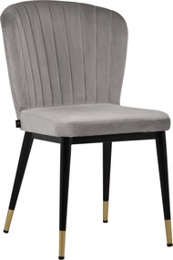 Set 2 scaune Dinan gri 50/59/83 cm