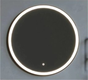 Oglinda cu iluminare si dezaburire Fluminia Black-Boy-60 60 cm