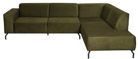 Coltar fix RICARDO M, cu arcuri, colt dreapta, kaki, 275x210x78 cm