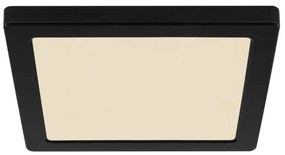 Plafonieră LED LASSE LED/18W/230V 3000/4000/6500K neagră Globo 12380-18B