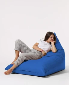 Fotoliu puf pentru grădină Pyramid Big Bed Pouf - Blue