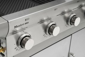 Grătar cu gaz G21 Mexico BBQ Premium line, 7arzătoare + reductor gratuit