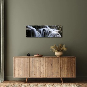 Tablou - Cascadele (cu ceas) (90x30 cm)