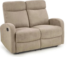 Canapea pliabila OSLO 2S, bej, stofa, 128x95/158x100 cm