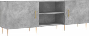 vidaXL Comodă TV, gri beton, 150x30x50 cm, lemn compozit