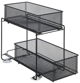 WENKO 69768800 - Suport pentru priză GIOMA 35 x 33,5 cm, negru