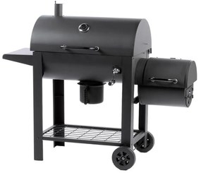 Grătar cu afumătoare Fieldmann negru