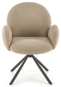 Scaun de dining KIVA, 1 buc., maro