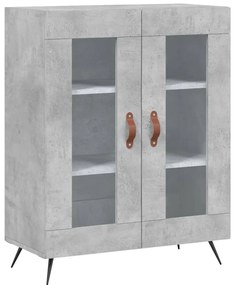 827760 vidaXL Dulap, gri beton, 69,5x34x90 cm, lemn compozit