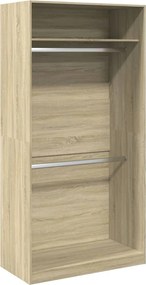 vidaXL Șifonier, stejar sonoma, 100x50x200 cm, PAL