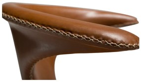 Scaun din piele artificială DAN-FORM Denmark Flair, maro