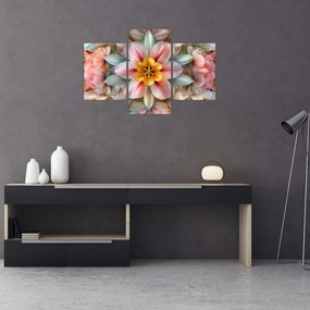 Tablou - Floare caleidoscopică (90x60 cm)