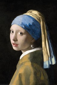 Poster Girl with a pearl, Jan Vermeer