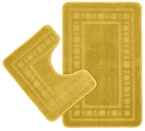 Covorașe de baie galbene pentru WC 2 buc. 50x80 cm Armoni – Catherine Lansfield