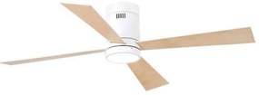 Lustra LED cu Ventilator si telecomanda Sarah alb/artar