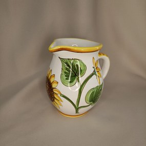 Carafă din ceramică 0.5L model floarea soarelui