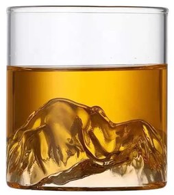 Pahar din Sticla Borosilicata, Mountain, 200 ml, 7x7.5 cm
