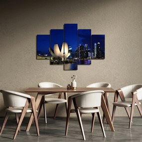 Tablou Singapore nocturn (150x105 cm)