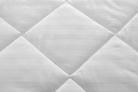 Pilota Alcam damasc white line, toamna / iarna, bambus, 140x200 cm