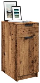 vidaXL Dulap de birou, lemn învechit, 33x50x75 cm, lemn prelucrat
