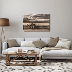 Tablou Castelului Praga în amurg (90x60 cm)