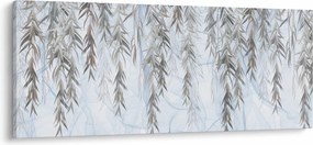 Tablou - Crenguțe de salcie fundal albastru (120x50 cm)