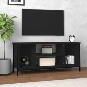 826285 vidaXL Comodă TV, negru, 102x35x45 cm, lemn prelucrat