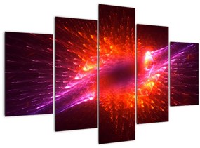 Tabloul modern abstract cu spini (150x105 cm)