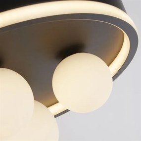 Searchlight 73380BK - Plafonieră LED TRIDENT, 20 W, 230 V, Ø 40 cm